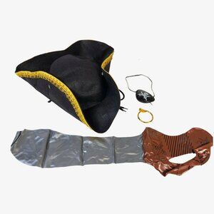 Pirate Captain Costume Accessories, 5pc